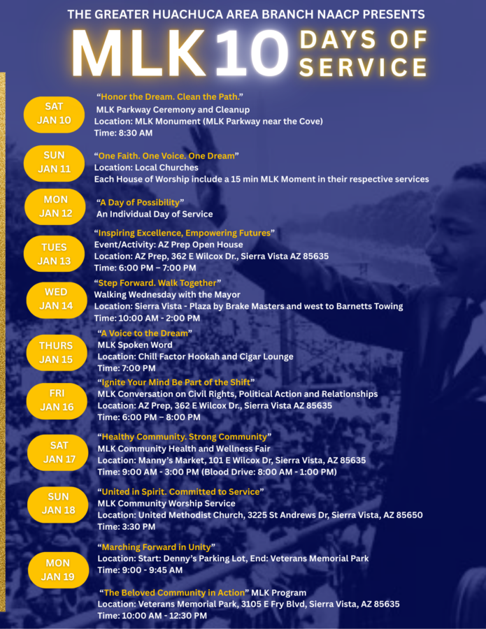 Click for brochure with shedule